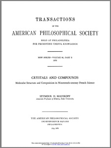 Crystals and compounds: Molecular structure and composition in nineteenth-century French science